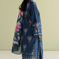 3 Piece Digital Printed Lawn Shirt Trouser and Dupatta BQ421