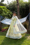 ANEEAS 3PC LAWN EMBROIDERED SHIRT WITH NET EMBROIDERED DUPATTA AND TROUSER728