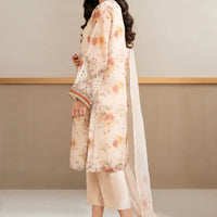 3PC Lawn Printed Shirt With Digital Printed Dupatta-1620