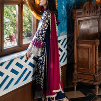 Zainab Chottani Unstichted 3 pc Lawn Printed Suit 10007