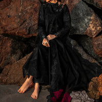 3 Pc Embroidered Lawn Shirt with Embroidered Organza Dupatta With Patches KH2640