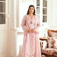 Qalamkar komal summer collection unstitched article V10014