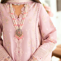 Qalamkar komal summer collection unstitched article V10014