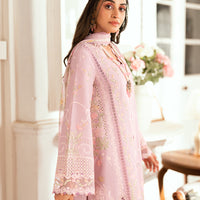 Qalamkar komal summer collection unstitched article V10014