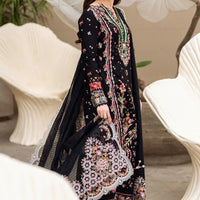 3Pc Embroidered Lawn Shirt with Embroidered Chiffon Dupatta QL 2655