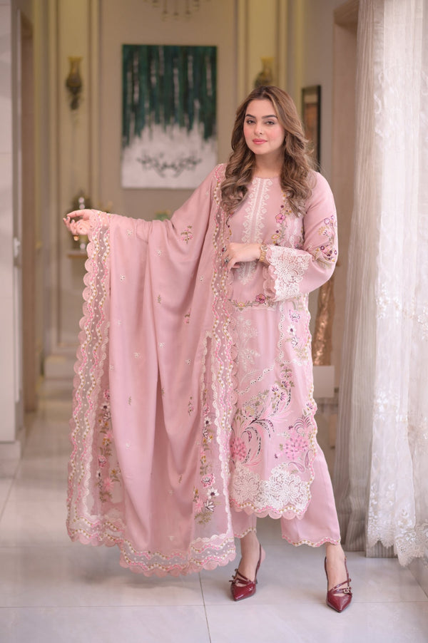 Lawn Unstitched Embroidered Collection with Lawn Dupata 701