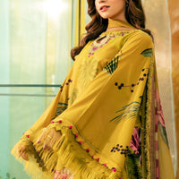 3Pc Digital Printed Lawn Shirt with Printed Dupatta MB 484