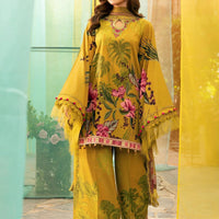 3Pc Digital Printed Lawn Shirt with Printed Dupatta MB 484