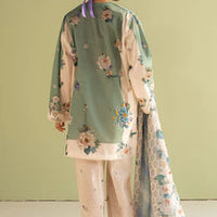 3Pc Digital Printed Lawn Shirt with Printed Dupatta CO 496