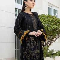 3 Pc Embroidered Lawn Shirt with Embroidered Organza Dupatta V06