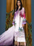 3 Piece Unstitched Embroidered and Printed SIlk Suit V51