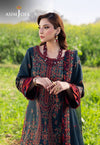 3PC DHANAK EMBROIDERED SHIRT WITH DHANAK EMBROIDERED SHAWL AND TROUSER V677