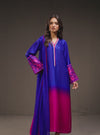 3 Piece Unstitched Embroidered and Printed SIlk Suit V230