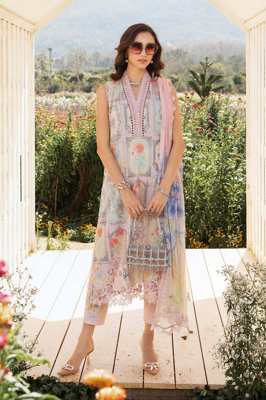 3 Piece Unstitched Printed Lawn Suit 10004