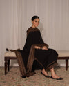 BlackDhanak Unstitched| 3pcSuit V239