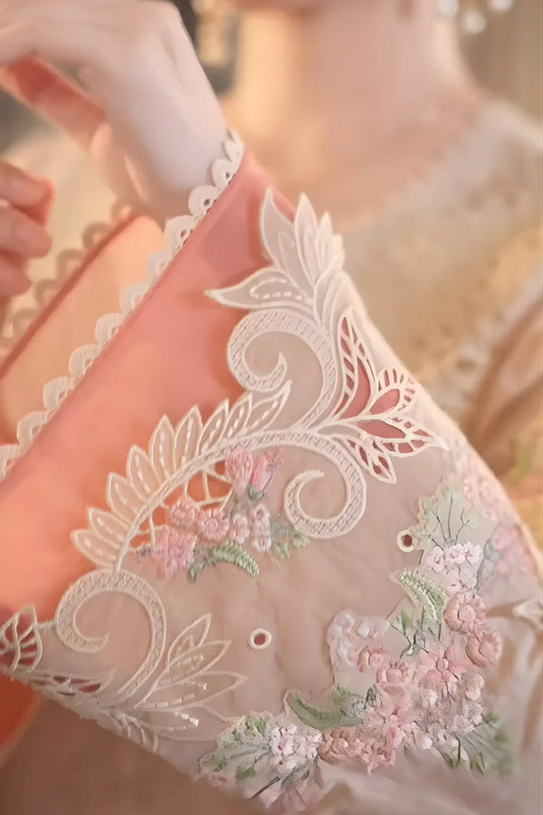 Aneelas unstichted Lawn Embroidered 2pcEmbroidered Duppata V723 2pc