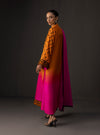 3 Piece Unstitched Embroidered and Printed SIlk Suit V228