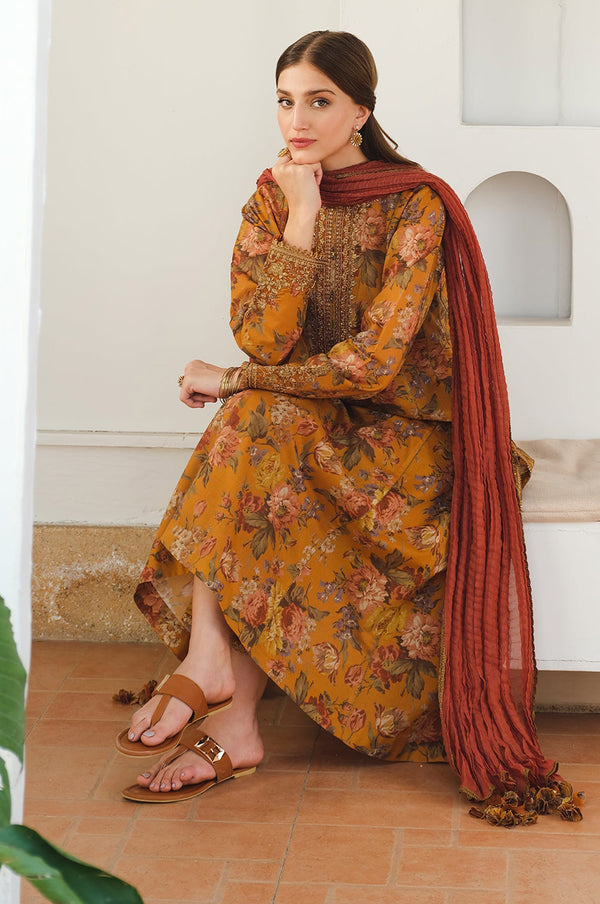 Summer '24 - Embroidered Printed Lawn 10003