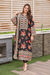 Luxury Silk 3 Piece Unstitched Black V263