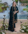 VELVET 3PC EMBROIDERED WITH VELVET EMBROIDERED DUPATTA-V265