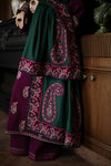 3PC DHANAK EMBROIDERED SHIRT WITH DHANAK EMBROIDERED SHAWL AND TROUSER V678