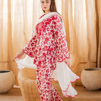 Digital Printed Lawn Shirt  Digital Printed Lawn trouser  Digital Printed Monar Dupatta V502
