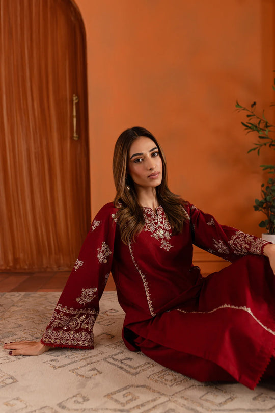 Dhanak - 2PC Embroidered Unstitch V240