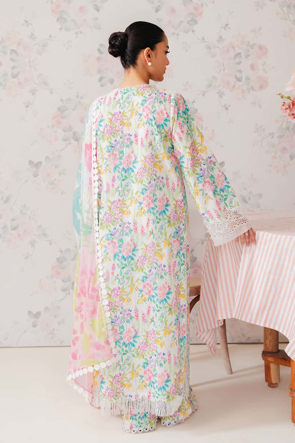 Vanilla-The Folral Charm Lawn 10002