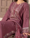 Dhanak-3PC Embroidered Shirt with chiffion Embroidered Dupatta V1321