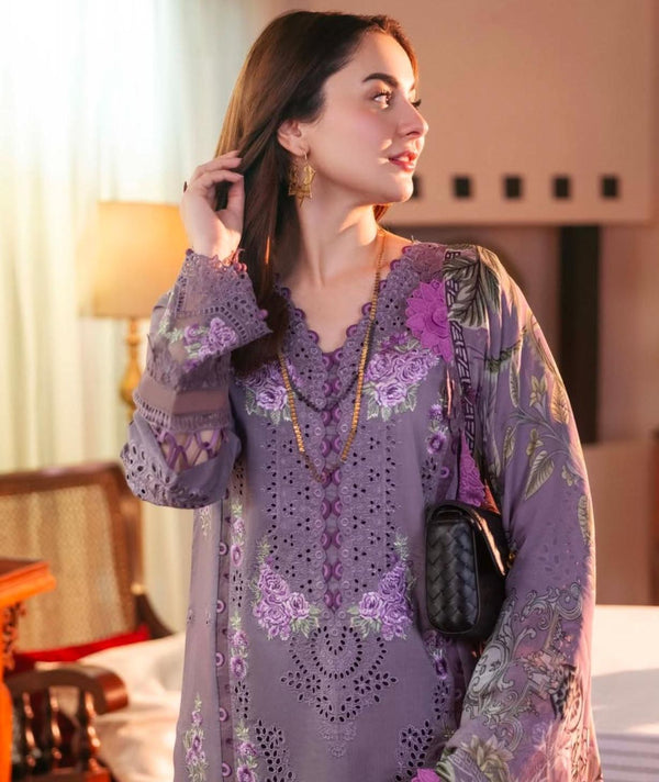 Luxury Pure Lawn Embroidered Eid Collection 2025 L