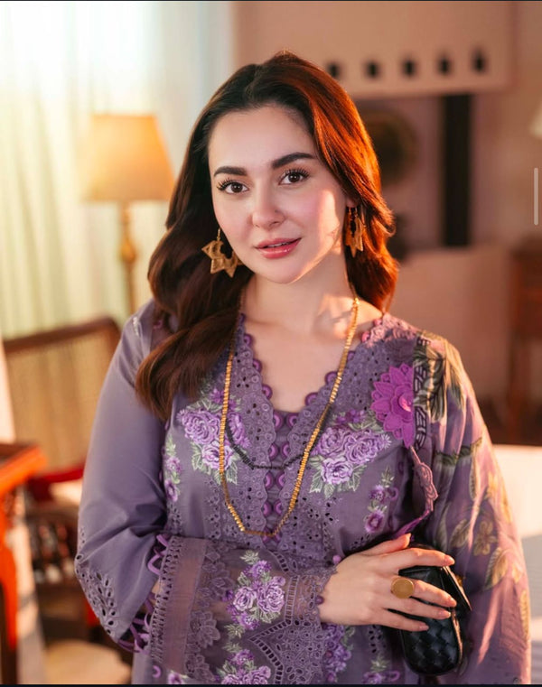 Luxury Pure Lawn Embroidered Eid Collection 2025 L