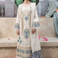 Embroidered lawn unstitch new article 10019