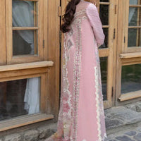 3 Pc Embroidered Lawn Shirt with Embroidered Polly Lawn Dupatta V2600
