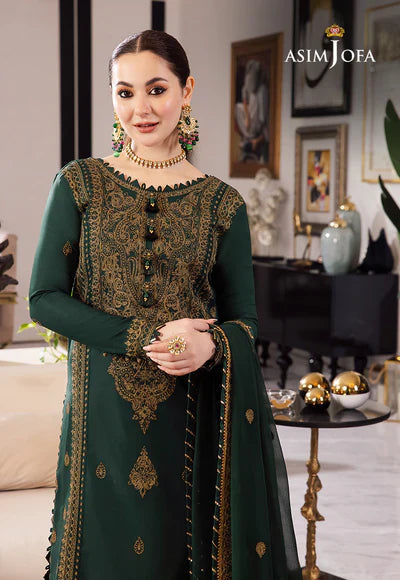 Lawn 3PC Embroidered With Chiffon Embroidered Dupatta V244
