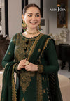Lawn 3PC Embroidered With Chiffon Embroidered Dupatta V244
