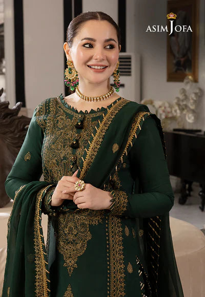 Lawn 3PC Embroidered With Chiffon Embroidered Dupatta V244